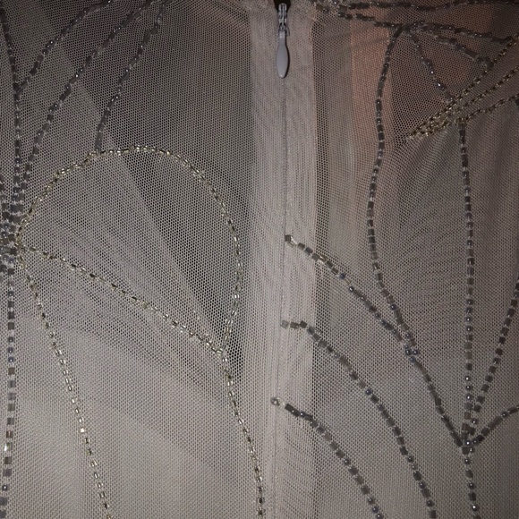 Formal dress gown (silver, grey) - Picture 6 of 8